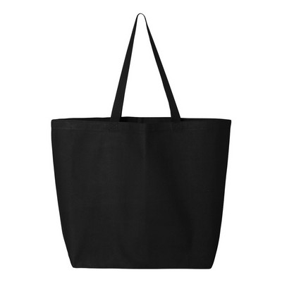 Q-Tees™ Canvas Jumbo Tote Bag (Blank)
