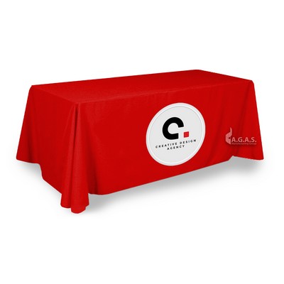 Custom Table Cover - Front Panel - Digital - Poly Poplin